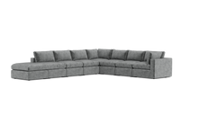 Load image into Gallery viewer, Ciello XL - Sectional - Basalt - Regular Backrest

