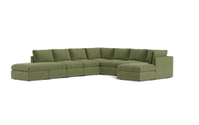 Load image into Gallery viewer, Ciello - Sectional - Cypress Green - High Angled
