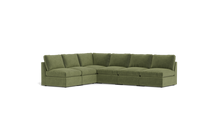 Load image into Gallery viewer, Ciello - Sectional - Cypress Green - High Angled
