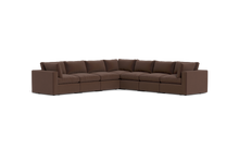 Load image into Gallery viewer, Ciello - Sectional - Chocolate - Regular Backrest
