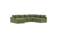Load image into Gallery viewer, Ciello XL - Sectional - Cypress Green - Regular Backrest
