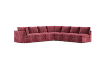 Load image into Gallery viewer, Ciello XL - Sectional - Bordeaux - High Angled
