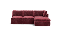 Load image into Gallery viewer, Ciello XL - Sofa - Bordeaux - High Angled
