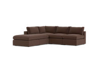 Load image into Gallery viewer, Ciello XL - Sectional - Chocolate - Regular Backrest

