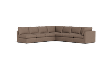 Load image into Gallery viewer, Ciello - Sectional - Mocha - High Angled
