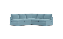Load image into Gallery viewer, Ciello - Sectional - Aqua - High Angled
