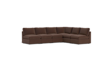 Load image into Gallery viewer, Ciello - Sectional - Chocolate - High Angled
