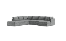 Load image into Gallery viewer, Ciello XL - Sectional - Basalt - High Angled
