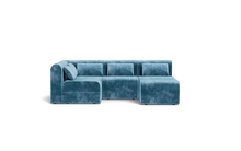 Load image into Gallery viewer, Atmosphere Sleeper Sofa &amp; Sectional - Rounded Backrest - Harbour Blue
