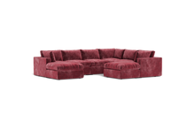 Load image into Gallery viewer, Ciello - Sectional - Bordeaux - Regular Backrest
