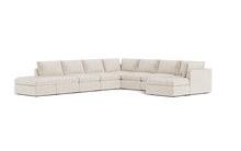 Load image into Gallery viewer, Ciello XL - Sectional - Sesame - High Angled
