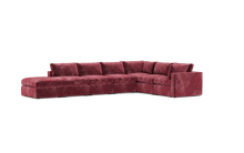 Load image into Gallery viewer, Ciello - Sectional - Bordeaux - Regular Backrest
