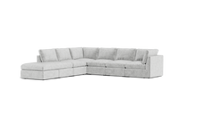 Load image into Gallery viewer, Ciello - Sectional - Limestone - High Angled
