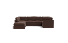 Load image into Gallery viewer, Ciello XL - Sectional - Chocolate - High Angled
