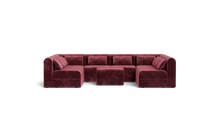 Load image into Gallery viewer, Atmosphere Sleeper Sofa &amp; Sectional - Rounded Backrest - Bordeaux

