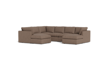 Load image into Gallery viewer, Ciello - Sectional - Mocha - High Angled
