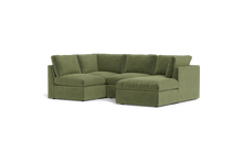 Load image into Gallery viewer, Ciello - Sectional - Cypress Green - High Angled
