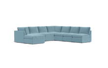 Load image into Gallery viewer, Ciello - Sectional - Aqua - High Angled
