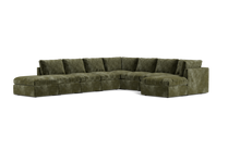 Load image into Gallery viewer, Ciello - Sectional - Sage - High Angled
