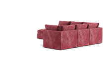 Load image into Gallery viewer, Ciello - Sectional - Bordeaux - High Angled
