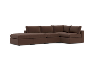 Load image into Gallery viewer, Ciello XL - Sectional - Chocolate - Regular Backrest
