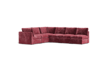 Load image into Gallery viewer, Ciello XL - Sectional - Bordeaux - High Angled
