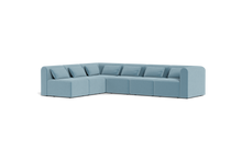 Load image into Gallery viewer, Atmosphere - Sectional - Rounded Backrest - Aqua
