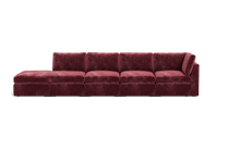 Load image into Gallery viewer, Ciello XL - Sofa - Bordeaux - High Angled

