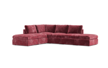 Load image into Gallery viewer, Ciello - Sectional - Bordeaux - High Angled
