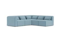 Load image into Gallery viewer, Atmosphere - Sectional - Rounded Backrest - Aqua

