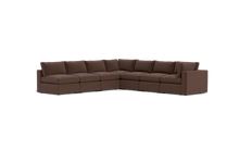 Load image into Gallery viewer, Ciello XL - Sectional - Chocolate - Regular Backrest
