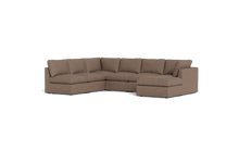Load image into Gallery viewer, Ciello - Sectional - Mocha - High Angled
