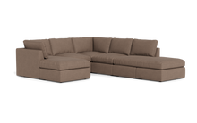Load image into Gallery viewer, Ciello - Sectional - Mocha - High Angled
