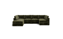 Load image into Gallery viewer, Ciello - Sectional - Sage - High Angled
