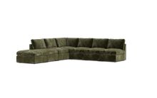 Load image into Gallery viewer, Ciello - Sectional - Sage - High Angled
