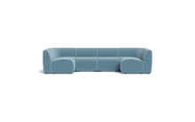 Load image into Gallery viewer, Cassini - Corner Sectional - Aqua
