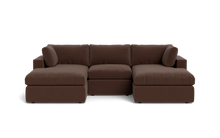 Load image into Gallery viewer, Ciello XL - Sofa - Chocolate - Regular Backrest
