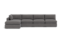 Load image into Gallery viewer, Ciello XL - Sofa - Storm Grey - Regular Backrest
