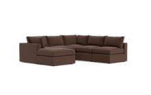 Load image into Gallery viewer, Ciello XL - Sectional - Chocolate - Regular Backrest
