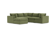 Load image into Gallery viewer, Ciello XL - Sectional - Cypress Green - Regular Backrest
