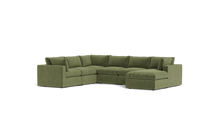 Load image into Gallery viewer, Ciello XL - Sectional - Cypress Green - Regular Backrest
