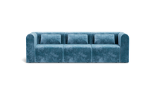 Load image into Gallery viewer, Atmosphere Sleeper Sofa &amp; Sectional - Rounded Backrest - Harbour Blue
