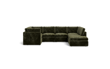 Load image into Gallery viewer, Ciello - Sectional - Sage - High Angled
