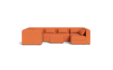 Load image into Gallery viewer, Atmosphere Sleeper Sofa &amp; Sectional - Rounded Backrest - Tangerine
