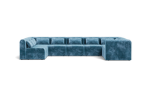 Load image into Gallery viewer, Atmosphere Sleeper Sofa &amp; Sectional - Rounded Backrest - Harbour Blue
