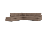Load image into Gallery viewer, Ciello - Sectional - Mocha - High Angled
