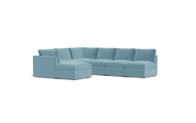 Load image into Gallery viewer, Ciello - Sectional - Aqua - High Angled
