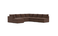 Load image into Gallery viewer, Ciello XL - Sectional - Chocolate - High Angled
