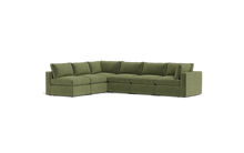 Load image into Gallery viewer, Ciello XL - Sectional - Cypress Green - Regular Backrest
