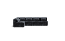Load image into Gallery viewer, Atmosphere Sleeper Sofa &amp; Sectional - Rounded Backrest - Carbon

